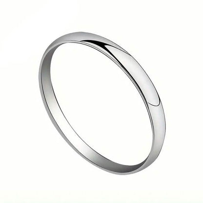 Elegant and Charming S925 Silver Wedding Band Ring - A-1 Thread Vault