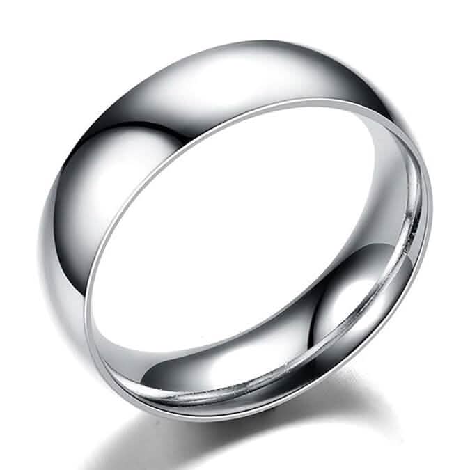 Elegant and Charming S925 Silver Wedding Band Ring - A-1 Thread Vault