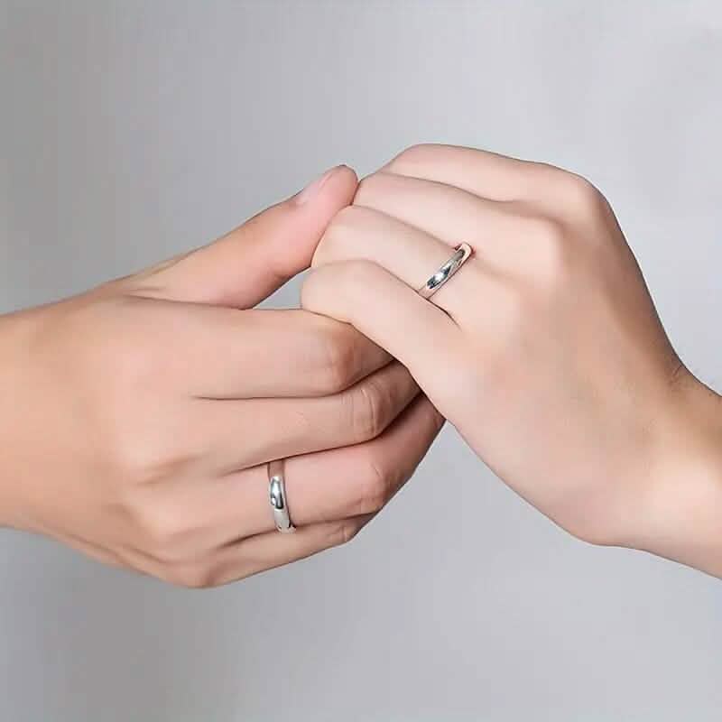 Elegant and Charming S925 Silver Wedding Band Ring - A-1 Thread Vault