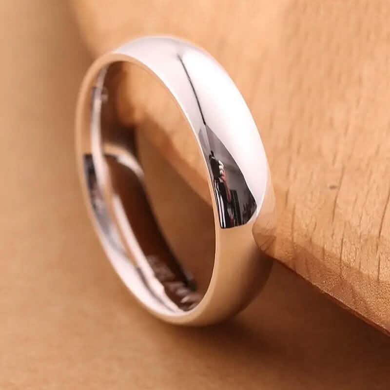 Elegant and Charming S925 Silver Wedding Band Ring - A-1 Thread Vault