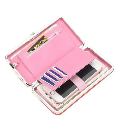 Elegant Bow Decor Phone Wallet - A-1 Thread Vault