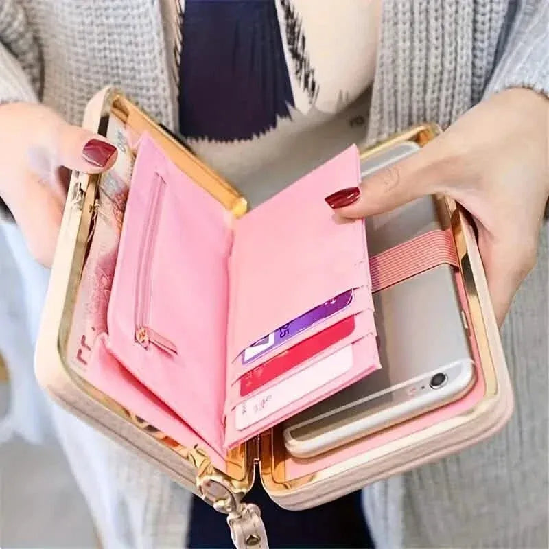 Elegant Bow Decor Phone Wallet - A-1 Thread Vault