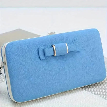 Elegant Bow Decor Phone Wallet - A-1 Thread Vault