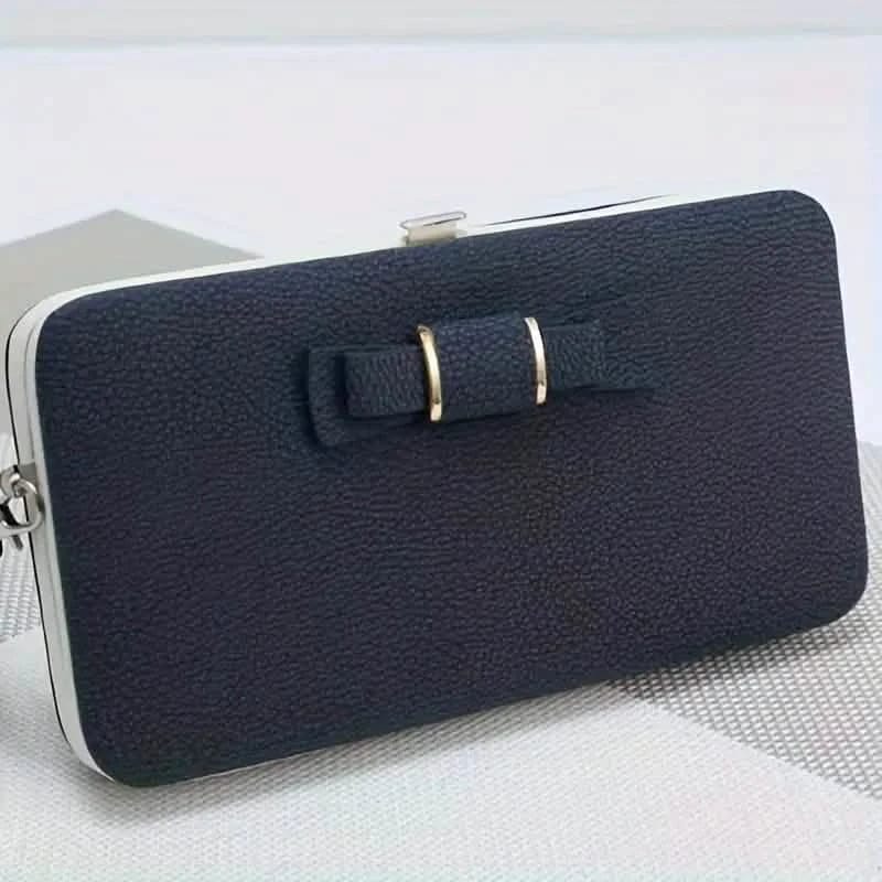 Elegant Bow Decor Phone Wallet - A-1 Thread Vault