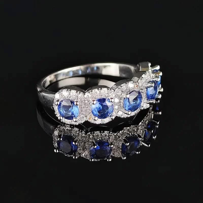 Elegant Copper Ring with Synthetic Cubic Zirconia - A-1 Thread Vault