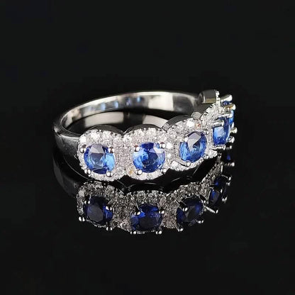 Elegant Copper Ring with Synthetic Cubic Zirconia - A-1 Thread Vault