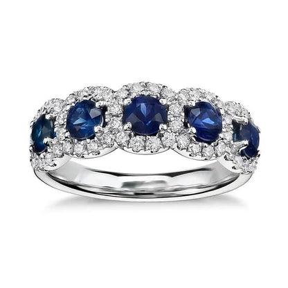 Elegant Copper Ring with Synthetic Cubic Zirconia - A-1 Thread Vault