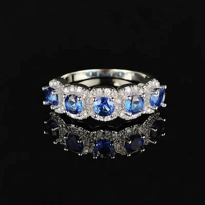 Elegant Copper Ring with Synthetic Cubic Zirconia - A-1 Thread Vault