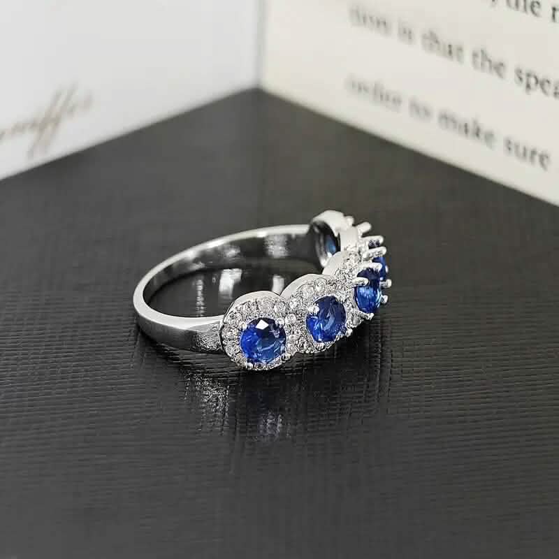 Elegant Copper Ring with Synthetic Cubic Zirconia - A-1 Thread Vault