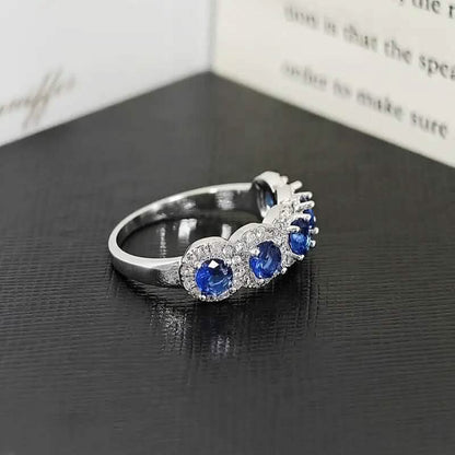 Elegant Copper Ring with Synthetic Cubic Zirconia - A-1 Thread Vault