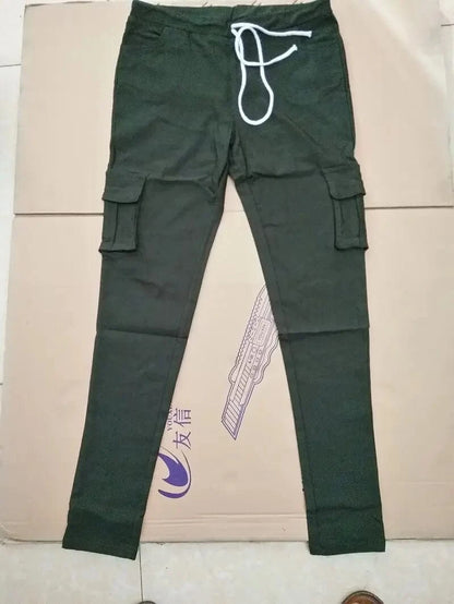 Elegant Elastic Women Pants Oversize Drawstring Long Pencil Pants - A-1 Thread Vault