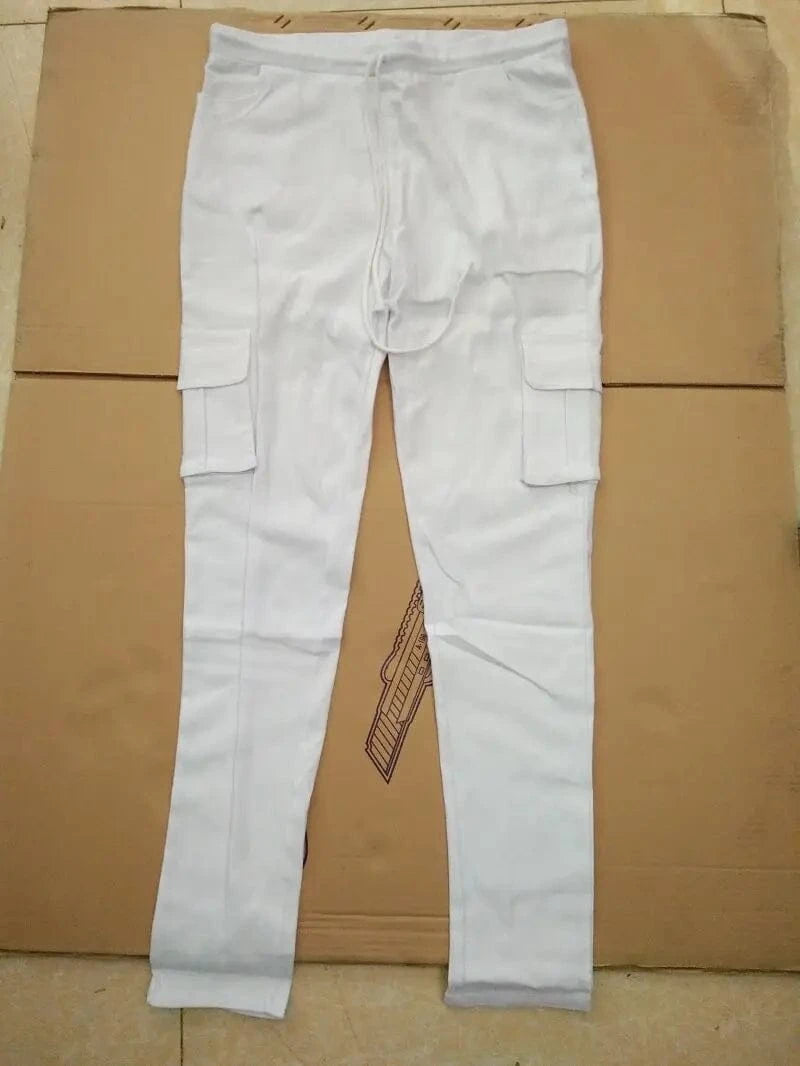 Elegant Elastic Women Pants Oversize Drawstring Long Pencil Pants - A-1 Thread Vault