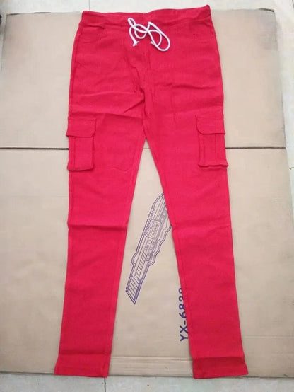 Elegant Elastic Women Pants Oversize Drawstring Long Pencil Pants - A-1 Thread Vault