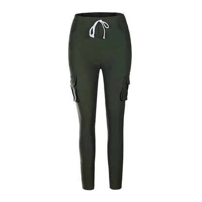 Elegant Elastic Women Pants Oversize Drawstring Long Pencil Pants - A-1 Thread Vault