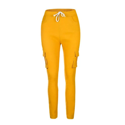 Elegant Elastic Women Pants Oversize Drawstring Long Pencil Pants - A-1 Thread Vault