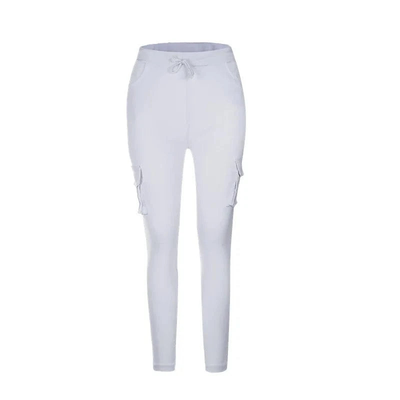 Elegant Elastic Women Pants Oversize Drawstring Long Pencil Pants - A-1 Thread Vault