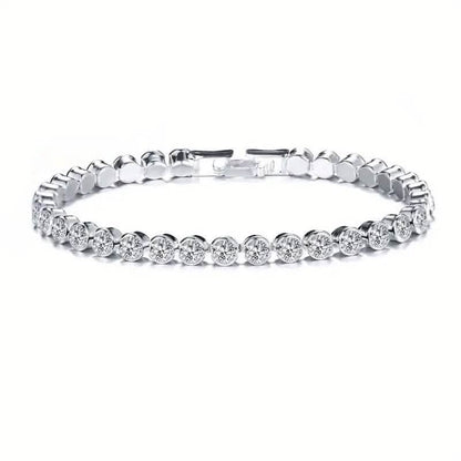 Elegant Rhinestone Tennis Bracelet - A-1 Thread Vault