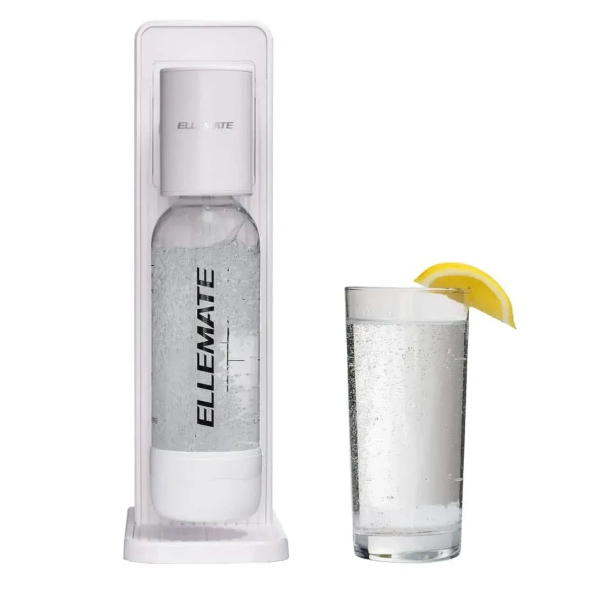 Ellemate Classic Carbonated Drink Maker, Seltzer Water with One-Push Fizz Technology, Cordless Carbonation for Bubbly Water - A-1 Thread Vault