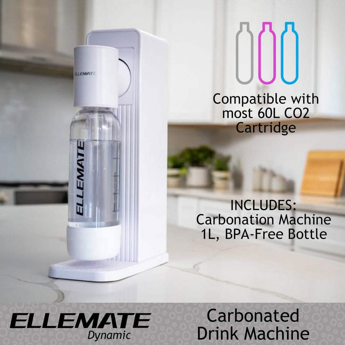 Ellemate Dynamic Carbonated Drink Maker - A-1 Thread Vault