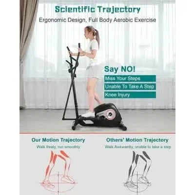 Elliptical Exercise Machine Cross Trainer for Home Use Up to 220 lbs - A-1 Thread Vault