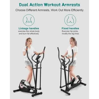 Elliptical Exercise Machine Cross Trainer for Home Use Up to 220 lbs - A-1 Thread Vault