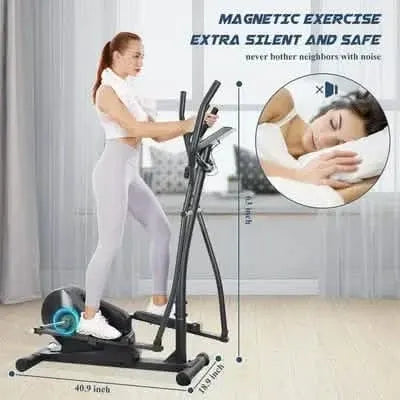 Elliptical Machine Home LCD Exercise Elliptical Trainers - A-1 Thread Vault