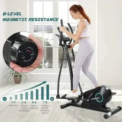 Elliptical Machine Home LCD Exercise Elliptical Trainers - A-1 Thread Vault
