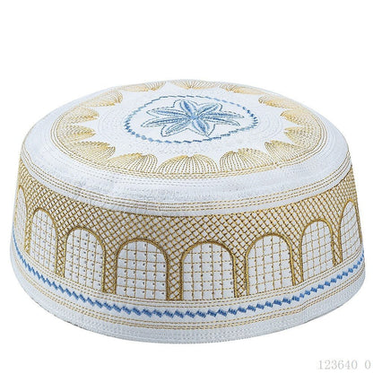 Embroidered Kufi Prayer Cap(MR088) - A-1 Thread Vault