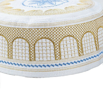 Embroidered Kufi Prayer Cap(MR088) - A-1 Thread Vault