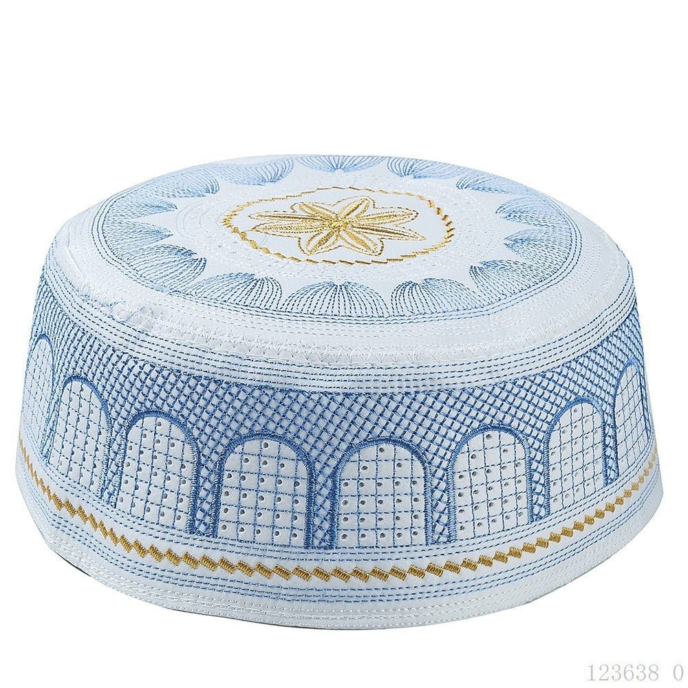 Embroidered Kufi Prayer Cap(MR088) - A-1 Thread Vault