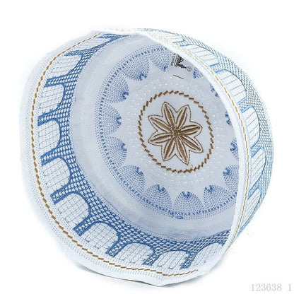 Embroidered Kufi Prayer Cap(MR088) - A-1 Thread Vault