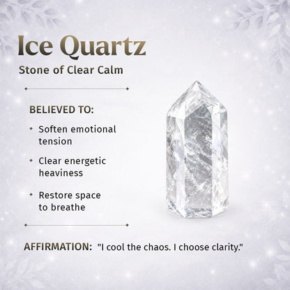 Emotional Ice Bath – The Ice Quartz Bracelet | 6mm - A-1 Thread Vault