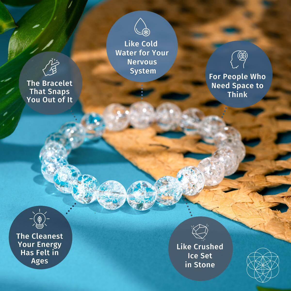 Emotional Ice Bath – The Ice Quartz Bracelet - A-1 Thread Vault
