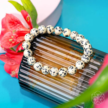 Emotional Detox - Dalmatian Jasper Bracelet - A-1 Thread Vault