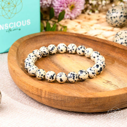 Emotional Detox - Dalmatian Jasper Bracelet - A-1 Thread Vault