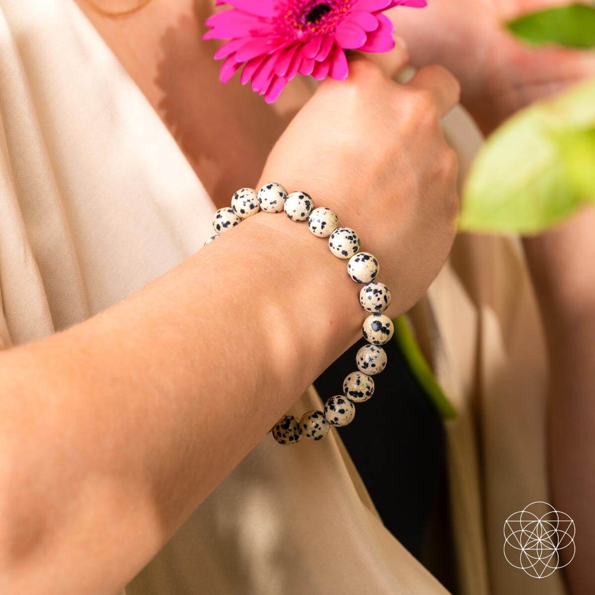Emotional Detox - Dalmatian Jasper Bracelet - A-1 Thread Vault