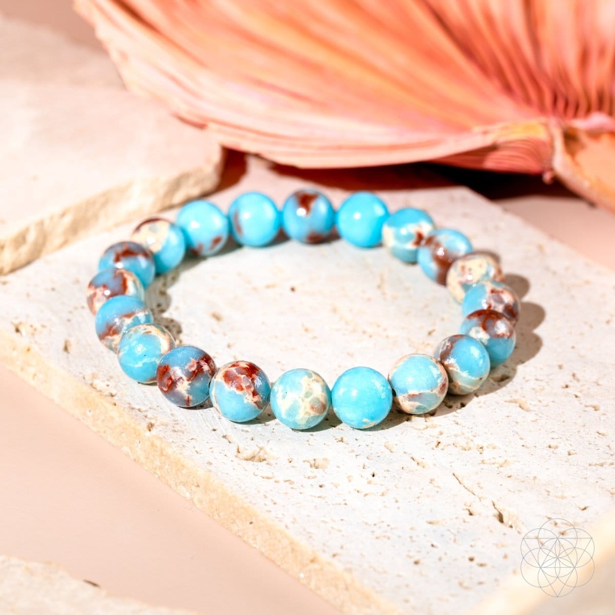 Empath’s Shield - Aqua Terra Jasper Bracelet - A-1 Thread Vault