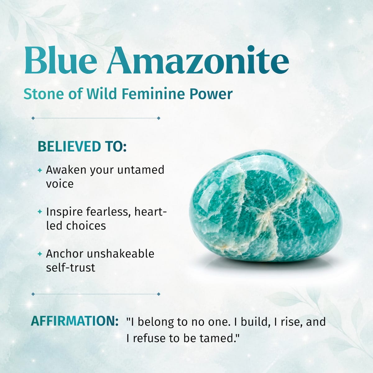 Empire of Her Own – Premium Blue Amazonite Bracelet - A-1 Thread Vault