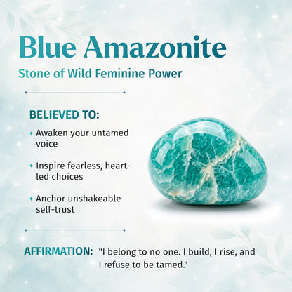 Empire of Her Own – Premium Blue Amazonite Bracelet - A-1 Thread Vault