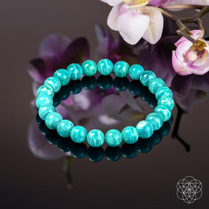 Empire of Her Own – Premium Blue Amazonite Bracelet - A-1 Thread Vault