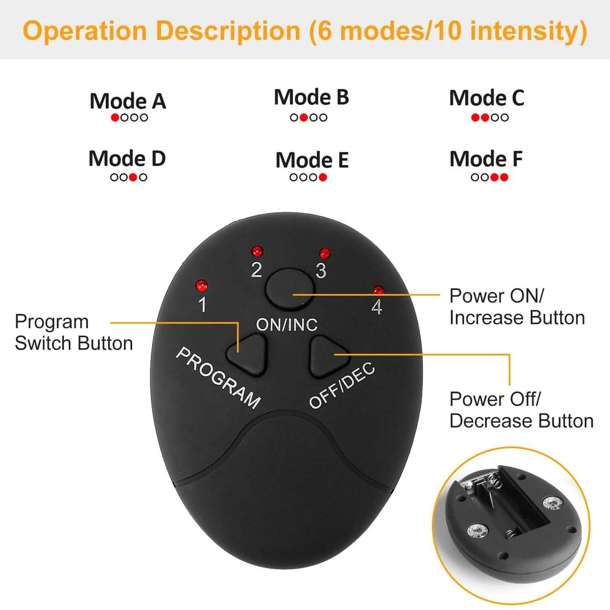 EMS Foot Massage Pad Electric Stimulator - A-1 Thread Vault
