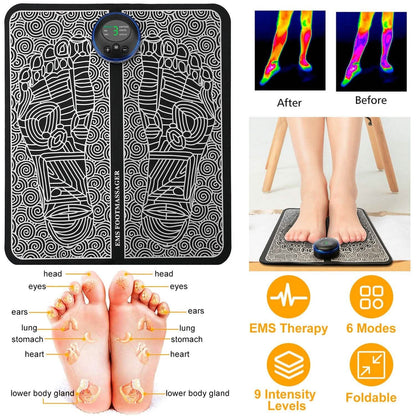 EMS Foot Massage Pad Electric Stimulator - A-1 Thread Vault