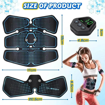 EMS Muscle Stimulator LCD Screen USB Rechargeable Portable Trainer - A-1 Thread Vault