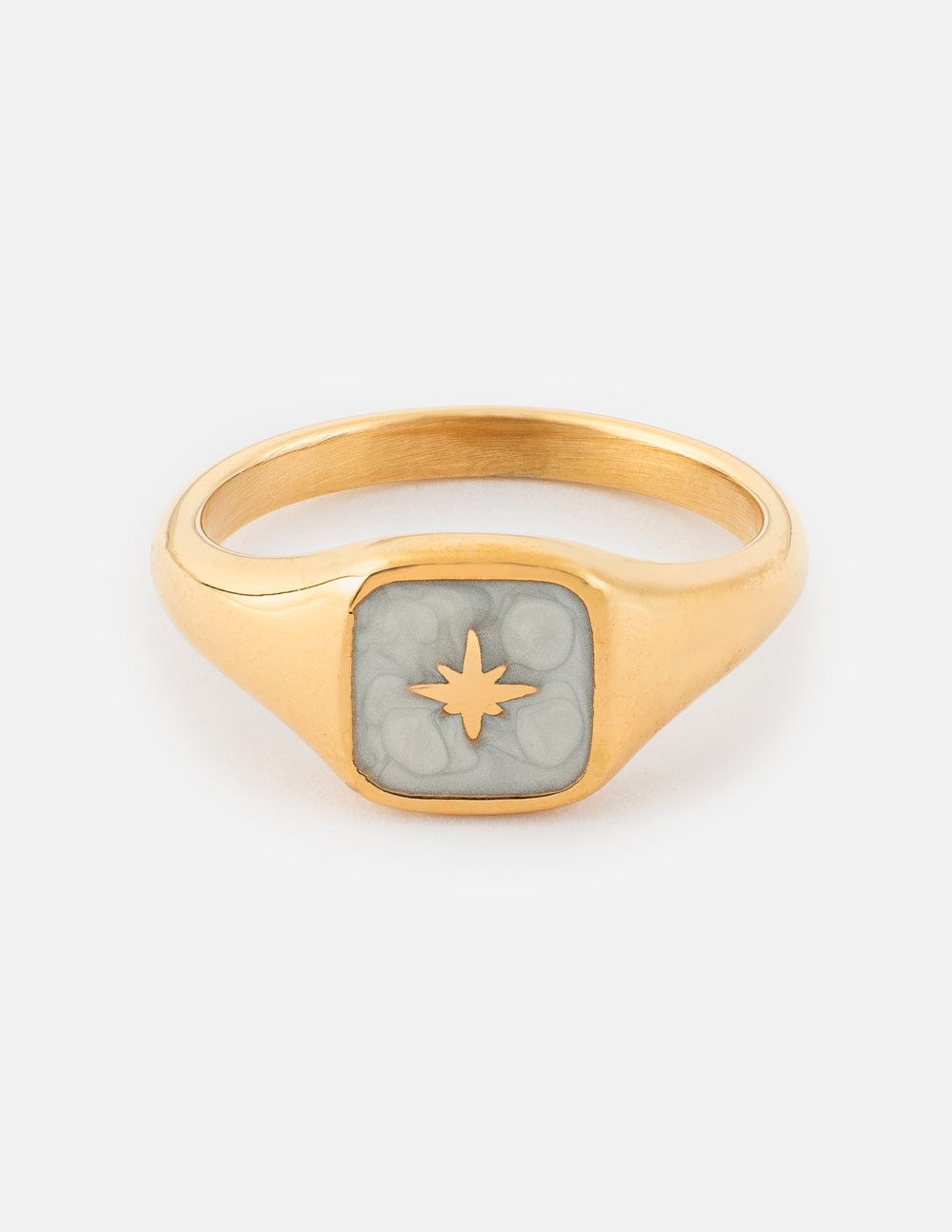 Enamel North Star Ring - A-1 Thread Vault