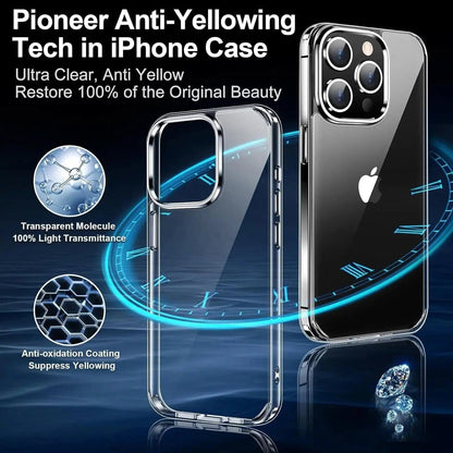 Entronix Bundle Compatible with iPhone 11 - [Hard Back] Clear Case, 2 Clear Screen Protector & 2 Camera Lens Protectors - A-1 Thread Vault