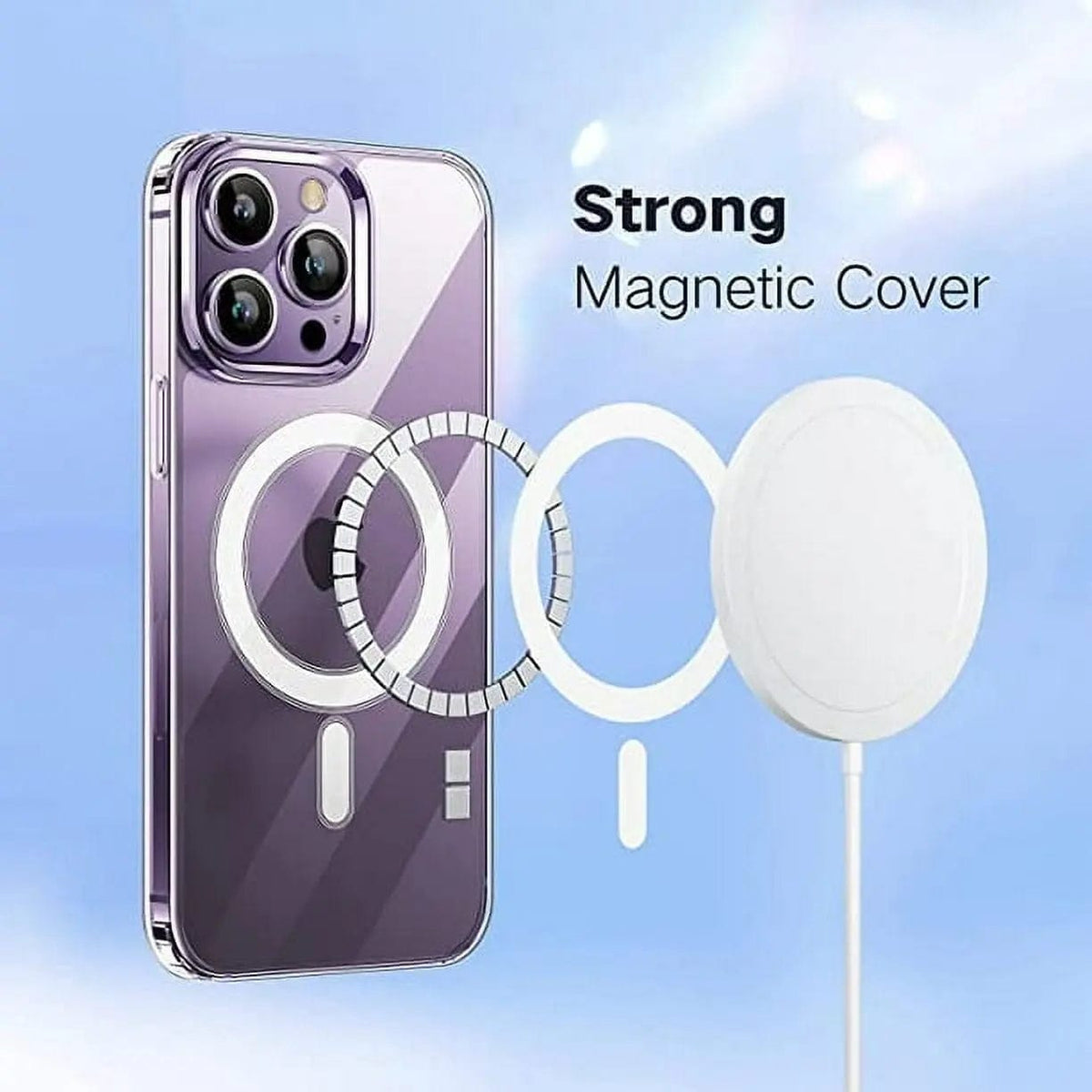 Entronix Bundle Compatible with iPhone 13 - [Magnetic] Clear Case & 1 Clear Screen Protector - A-1 Thread Vault