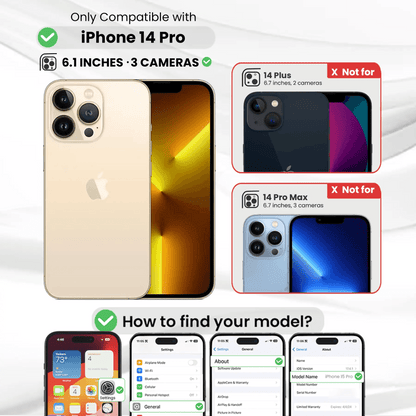 Entronix Bundle Compatible with iPhone 14 Pro - [Magnetic] Clear Case & 2 Clear Screen Protectors - A-1 Thread Vault