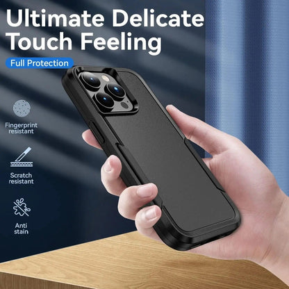 Entronix Bundle Compatible with iPhone 8 Plus/7 Plus - Soft-Touch Dual-Layer Case & 1 Clear Screen Protector - A-1 Thread Vault