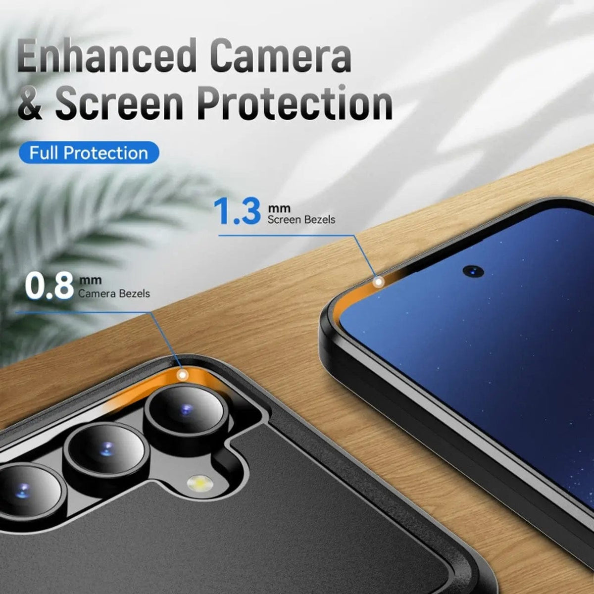 Entronix Case Compatible with Galaxy A14 - Soft-Touch Dual-Layer Sleek Cover - A-1 Thread Vault