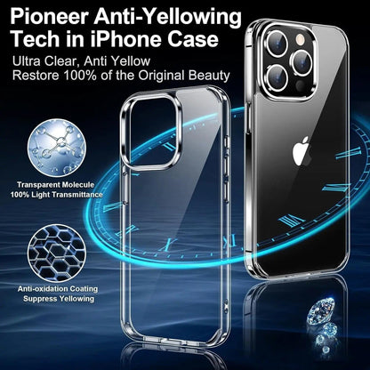 Entronix Case Compatible with iPhone 12 Pro Max - [Hard Back] Slim Clear - A-1 Thread Vault
